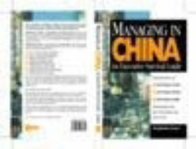 Book cover for Managing in China