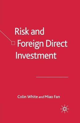 Book cover for Risk and Foreign Direct Investment