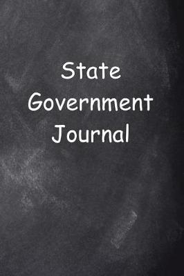 Cover of State Government Journal Chalkboard Design