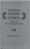 Book cover for Exploring Jewish Ethics