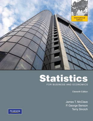 Book cover for Statistics for Business and Economics:International Edition Plus MathXL 12Month Student Access Kit 11/e