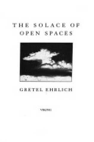 Cover of Ehrlich Gretel : Solace of Open Spaces