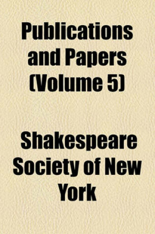 Cover of Publications and Papers (Volume 5)