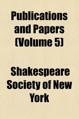 Book cover for Publications and Papers (Volume 5)