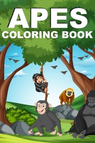 Cover of Apes Coloring Book