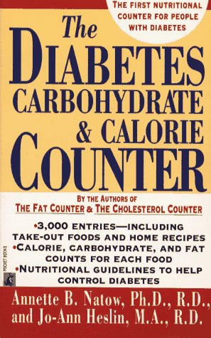 Book cover for Diabetes Carbohydrate and Calorie Counter