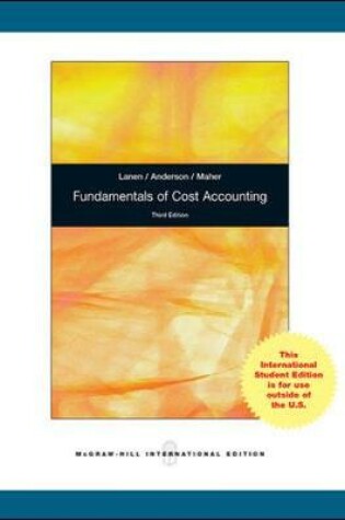 Cover of Fundamentals of Cost Accounting 3e