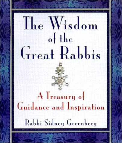 Book cover for The Wisdom of the Great Rabbis