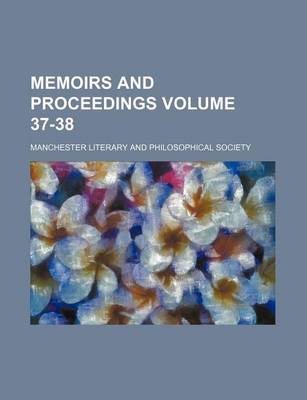 Book cover for Memoirs and Proceedings Volume 37-38