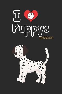 Book cover for I love Puppys