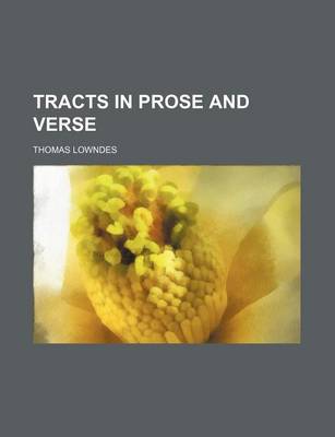 Book cover for Tracts in Prose and Verse (Volume 1)