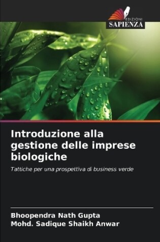 Cover of Introduzione alla gestione delle imprese biologiche