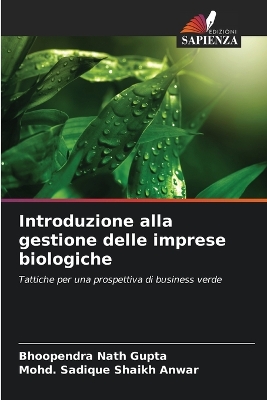 Book cover for Introduzione alla gestione delle imprese biologiche