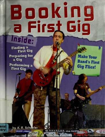 Book cover for Booking a First Gig