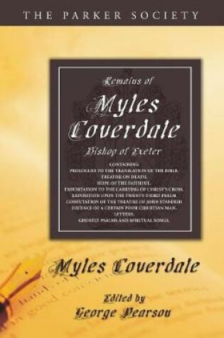 Cover of Remains of Myles Coverdale, Bishop of Exeter