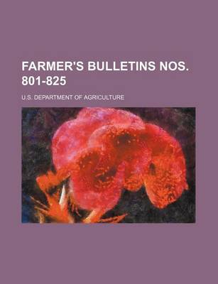 Book cover for Farmer's Bulletins Nos. 801-825