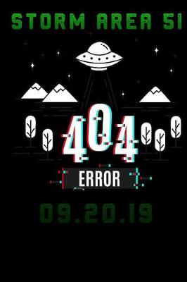 Book cover for Storm Area 51 404 error