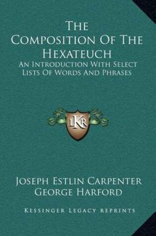 Cover of The Composition of the Hexateuch