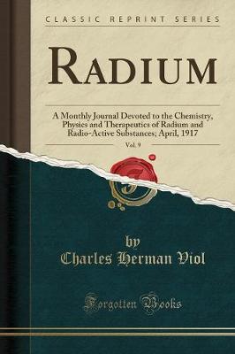 Book cover for Radium, Vol. 9