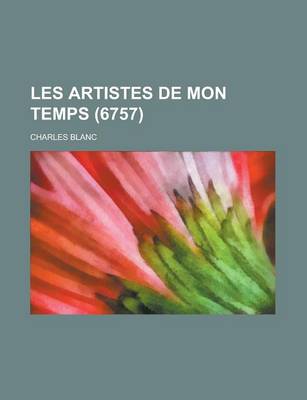 Book cover for Les Artistes de Mon Temps (6757)