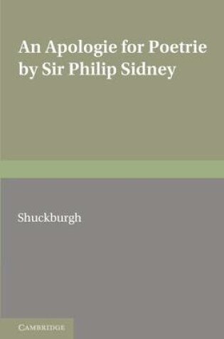 Cover of An Apologie for Poetrie by Sir Philip Sidney