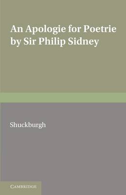 Book cover for An Apologie for Poetrie by Sir Philip Sidney