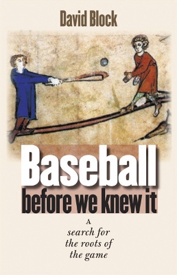 Book cover for Baseball before We Knew It