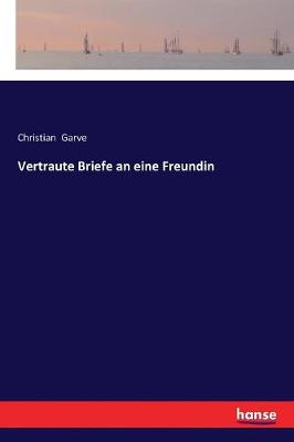 Book cover for Vertraute Briefe an eine Freundin