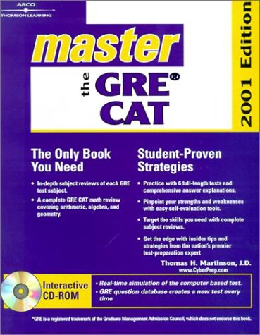 Book cover for Arco Master the GRE