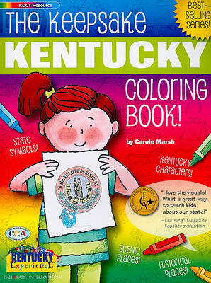 Book cover for The Keepsake Kentucky Coloring Book!