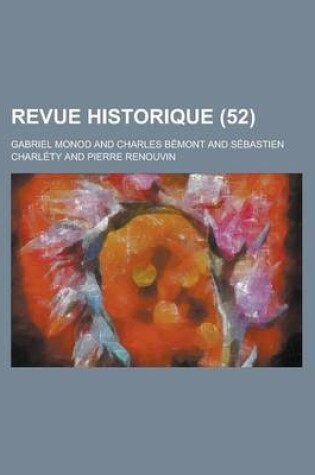 Cover of Revue Historique (52)