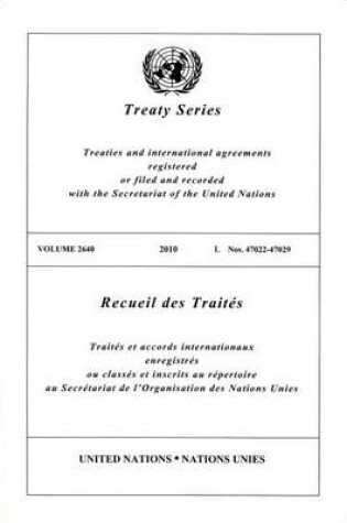 Cover of Treaty Series 2640