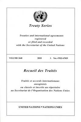 Book cover for Treaty Series 2640