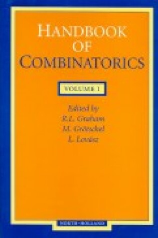 Cover of Handbook of Combinatorics V1