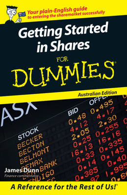 Book cover for Getting Started in Shares for Dummies