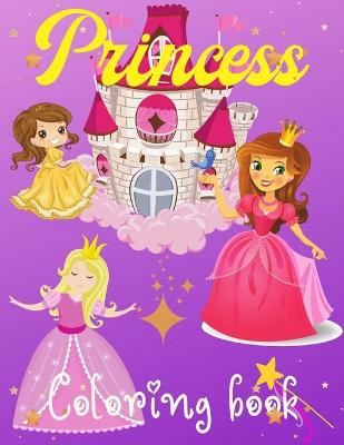 Book cover for Princess Coloring book