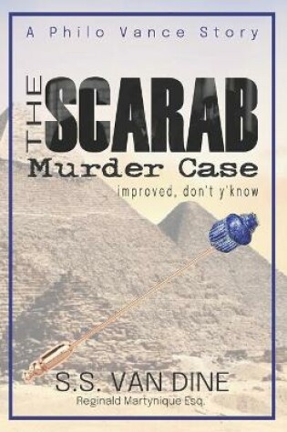 Cover of The Scarab Murder Case improved, don't y'know