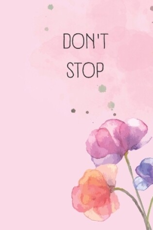 Cover of Don't stop