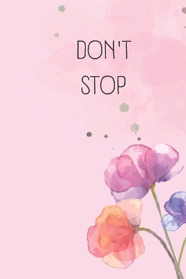 Book cover for Don't stop