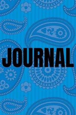 Cover of Paisley Background Lined Writing Journal Vol. 25