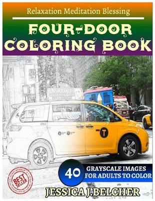 Book cover for Four-Door Coloring Book for Adults Relaxation Meditation Blessing