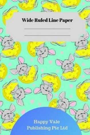 Cover of Cute Cheese Theme Wide Ruled Line Paper