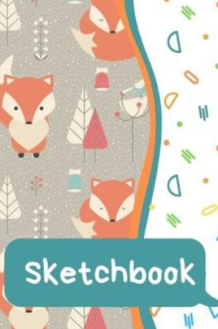 Cover of Sketchbook for Kids - Large Blank Sketch Notepad for Practice Drawing, Paint, Write, Doodle, Notes - Cute Cover for Kids 8.5 x 11 - 100 pages Book 10