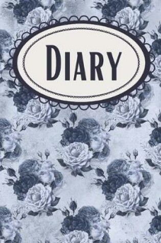 Cover of Gothic Elegance Blue Floral Diary