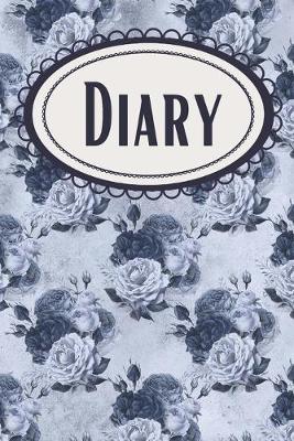 Book cover for Gothic Elegance Blue Floral Diary