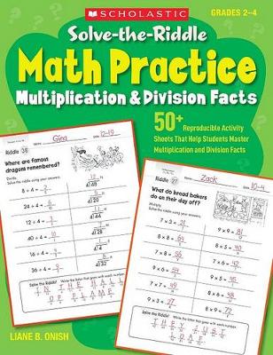 Book cover for Solve-The-Riddle Math Practice, Grades 2-4