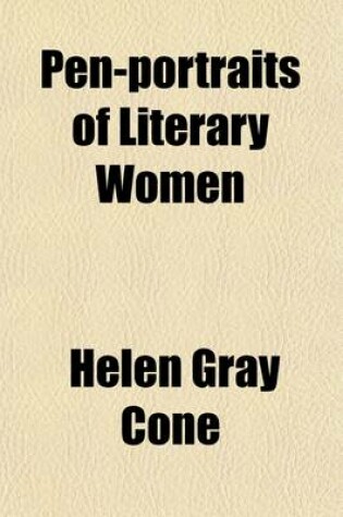 Cover of Pen-Portraits of Literary Women (Volume 2)