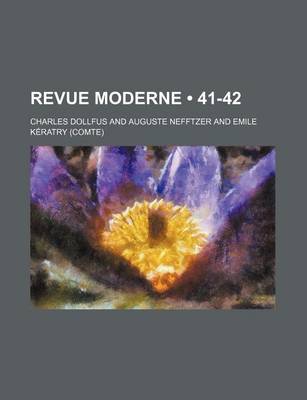 Book cover for Revue Moderne (41-42)