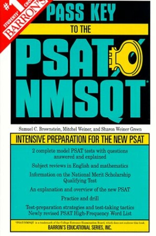 Cover of Barron's Pass Key to the Psat/Nmsqt