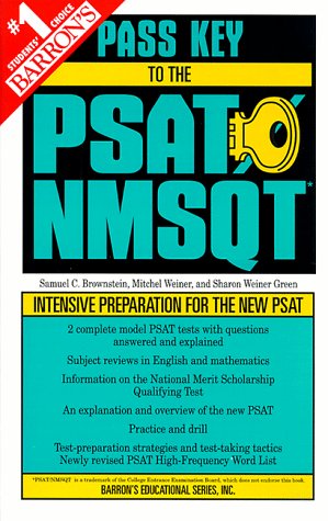 Book cover for Barron's Pass Key to the Psat/Nmsqt